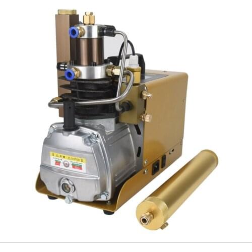 M50 High Pressure Air Compressor Air Pump Stainless Steel Electric Air Compressor Small Air Pump Single Cylinder Water Cooling