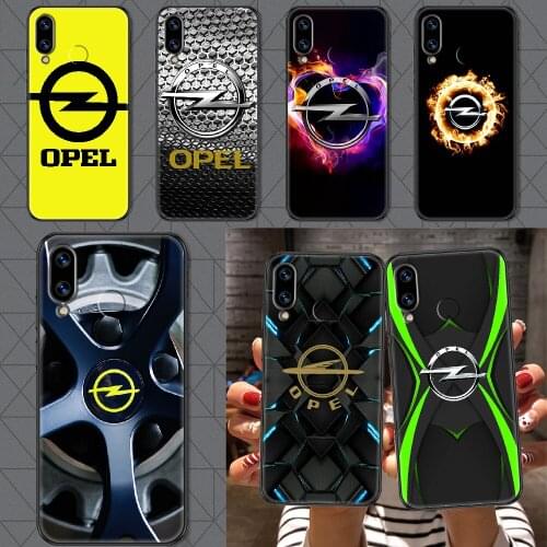 Opel Astra car Phone case For Huawei Honor 6 7 8 9 10 10i 20 A C X Lite Pro Play black silicone cell cover tpu Etui luxury