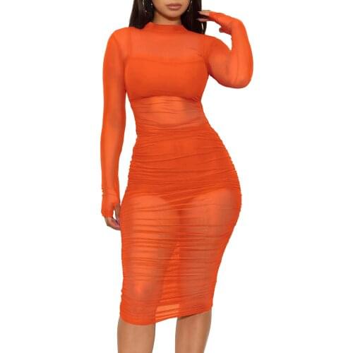 5 Colors Women Sexy Summer Beach Sets Ladies Cami Crop Top+Short Bottom+Long Sleeve Mesh Dress 3Pcs Cover Up Sets Outfits