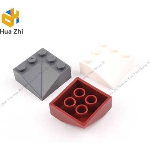"Building Blocks Parts 99301 10PCS Slope 33degrees 3 x 3 Double Concave LEGOING MOCS Education"