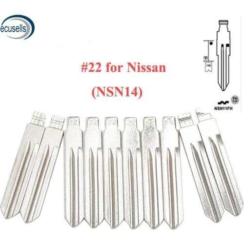 10pcs/lot, Universal Remotes Flip Blade 22# for KD Remote Key , NO.22 A33 Uncut Blade