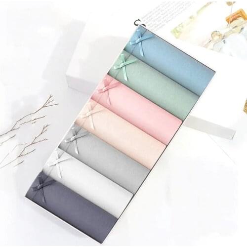 7/5Pcs Women Panties Cotton Breathable Female Underwear Seamless Sexy Ladies Low Waist Lingeries Cute Bow Young Girls Briefs