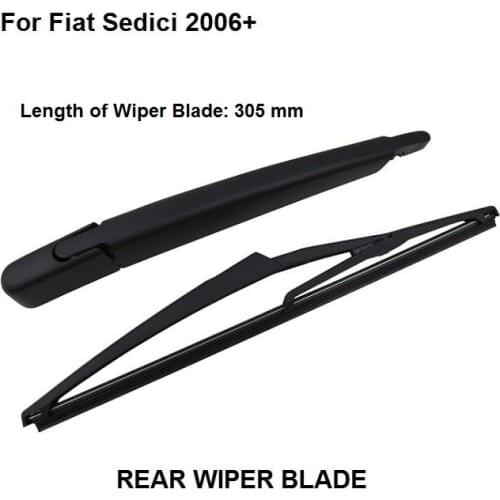 Free Shipping Factory Hot Item For Fiat Sedici 2006+ Rear Windshield Window Wiper Arm + 305mm Blade Set