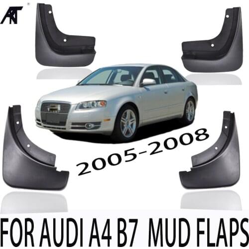 MUDFLAPS MUD FLAP FIT FOR AUDI A4 B7 2005 2006 2007 2008 MUD FLAPS SPLASH GUARDS MUDGUARDS FENDER FRONT&REAR ACCESSORIES