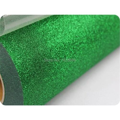 CDG-19 green color Heat Transfer various colors heat transfer vinyl glitter vinyl transfer wholesale