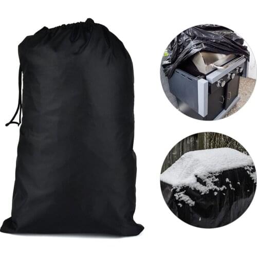 BBQ Cover Black Barbecue Gas Grill Cover With Bag Outdoor Rain Grill Barbacoa Anti Dust Protector For Gas Charcoal Barbeque