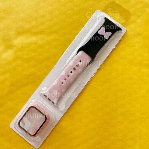 Case+Strap for Apple watch 6 SE band 44mm 40mm watchband 42mm 38mm silicone wristband bracelet correa for Iwatch 3 4 5 6 SE band