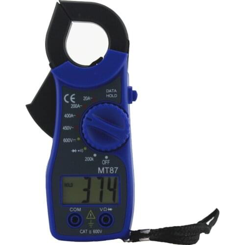 MT87 Digital Multimeter Amper Clamp Meter Current Clamp Pincers AC/DC Current Voltage Multimetro Tester