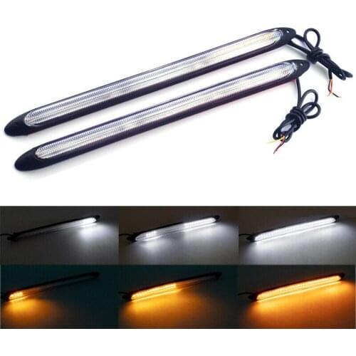 Daytime Running Light Fog Light Running Signal 48LED Lamp White 15.5cm x 2cm