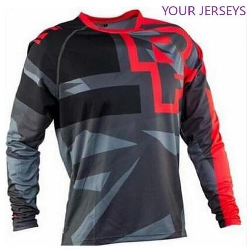 2022 Mountain Downhill Jersey Bike DH RBX Cycling Racing Clothes Off-Road Motocross For Men Long Sleeve FXR FXR DH MTB