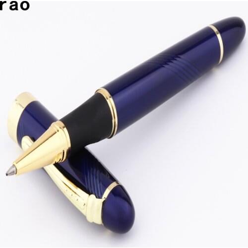 Jinhao X450 Blue stripes Colour Business office Medium nib Rollerball Pen New