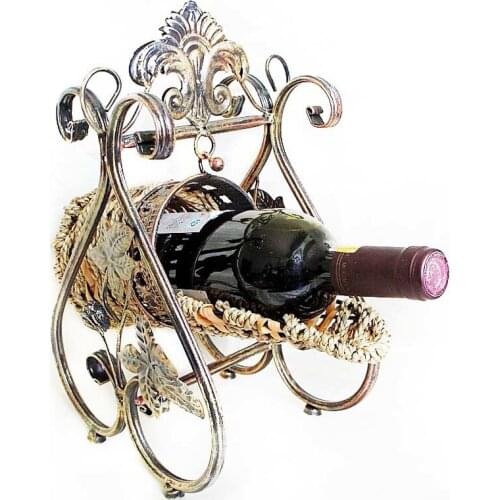 Creative Design Wine Bottle Holders Kitchen Wine Racks Decoration Home Decoration Wine Cabinet Ornament Housewarming Gift