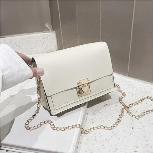 Fashion Small Crossbody Bags For Women 2020 Mini PU Leather Shoulder Bag Messenger Bag For Girl White Bag Ladies Phone Purse