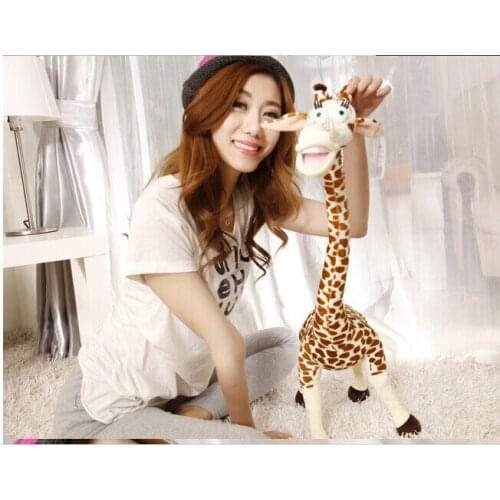 Stuffed animal plush 55cm Madagascar giraffe plush toy soft doll w2384