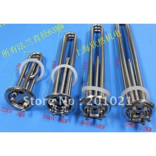 Heating element with 380V 6KW & heating pipe & heater element,for drinking water, water boilers, water heaters