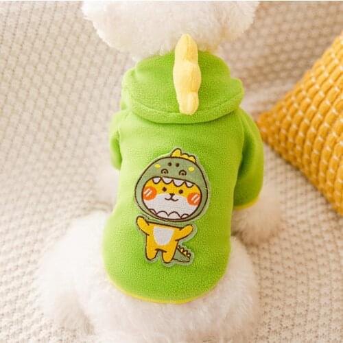 Dog Clothes for Small Medium Dogs Cute Hoodies Pet Clothing Cotton Warm Cat Sweatshirt Bulldog Chihuahua Costume Coat