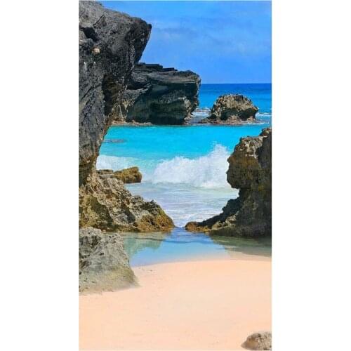 Full 5D DIY Square Round Diamond Painting"Sea Beach"diamond Embroidery Cross Stitch Mosaic Bedroom decoration Christmas Gift