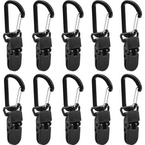 30/20/10PCS Tent Clip Adjustable Plastic Heavy Duty Windproof Awning Clamp Outdoor Camping Tent Alligator Clip Plastic Jaw Grip