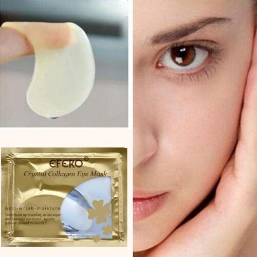 1Pair = 2 Pieces Collagen Eye Mask Mask Anti Dark Circles Anti-aging Patches Moisturizer for Eye Care TSLM1