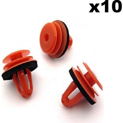10x For BMW Front & Rear Door Card Panel Trim Clips, 3-Series E90, E91, E92, E93