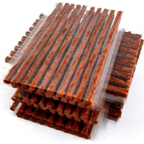 50pcs/100pcs 3.5mm*100mm Tyre Repairing Rubber Strips Tire Repair Tools rubber strips tyre repair