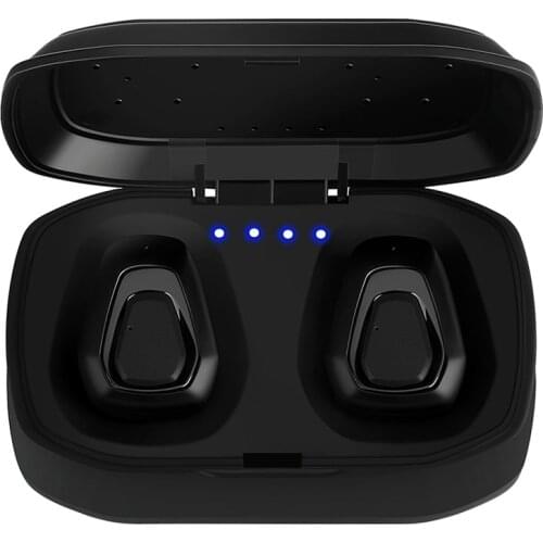 A7 TWS True Wireless Bluetooth Headphones Invisible Earphone In-ear Stereo Music Headsets Hands-free w/ Microphone Charging Box