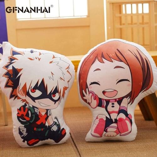 My Hero Academia Anime Plush Toys Boku Yoh Asakura Katsuki Bakugo Shoto Toooroki Pillow Cartoo Stuffed Toys Girl Kids Soft Gift