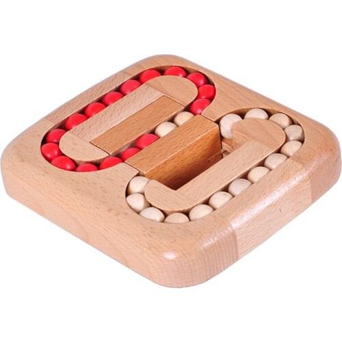 Wooden Maze Educational Toys Adult Ball Game Plane Ball Beech Early Childhood Education Teaching Aids Enlightenment Toys Gifts