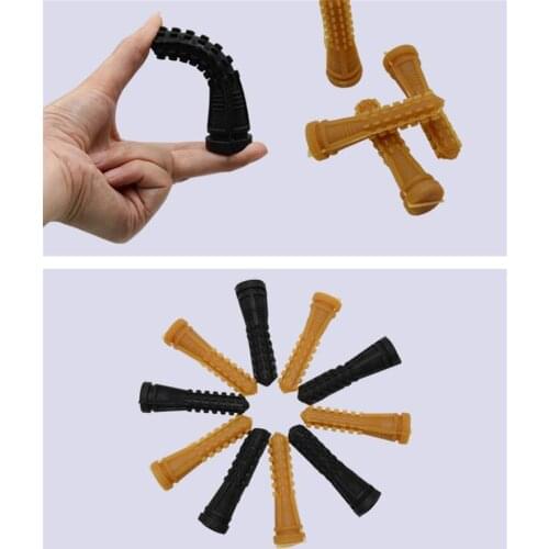 New 100pcs/lot 9.5 cm Poultry Plucking Fingers Hair Removal Machine Glue Stick Chicken Plucker Beef tendon material corn rod