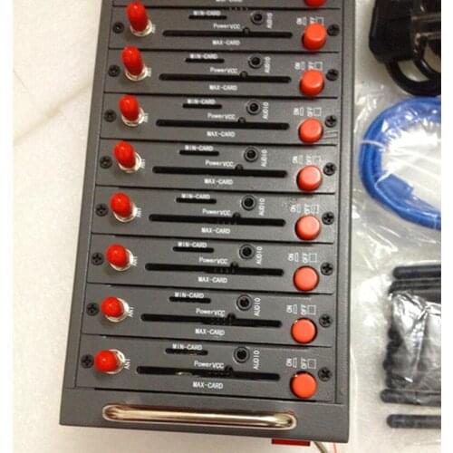 8 Ports USB Gsm Sim Wavecom q2303 Modem Pool With High Speed 900/1800mhz sms/ussd/at command modem pool