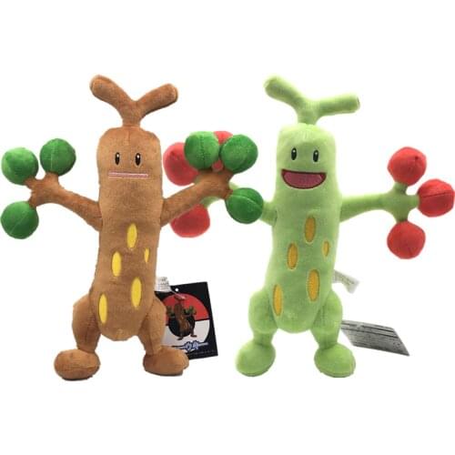 30cm plush Sudowoodos Brown green Bonslys Evolution stuffed soft positive energy good quality Christmas gift for kid