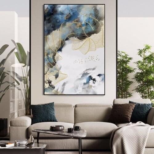 Painted Oil Painting on Canvas Popular Abstract Wall Art Pictures for Living Room Home Caudros Decoracion