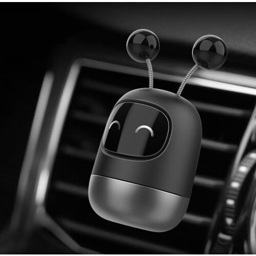 Cute Robot Car Air Freshener Smell in the Car Styling Decoration Air Vent Perfume Parfum Flavoring for Auto Interior Accessorie