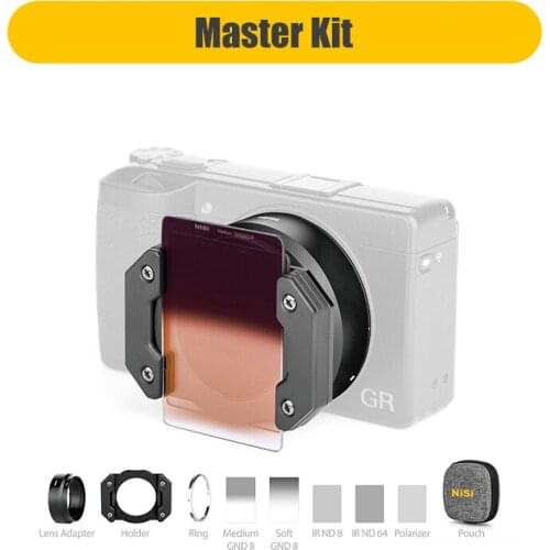 Nisi Filter System for RICOH GR3 Camera Polarizer UV GND CPL ND Lens Filters Adapter Kit for GRIII GR III