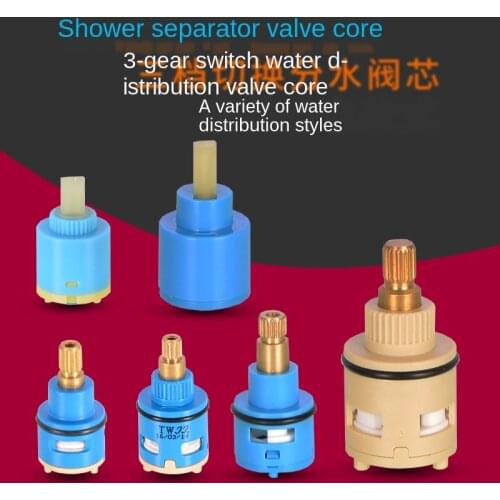 Spool Three-stage diverter valve core 22 / 26mm shower three-stage switch faucet valve core valve switch accessories