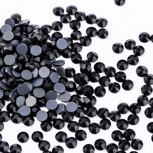 SS4-SS30 high quality Clear Hotfix Rhinestones Super Bright Glass Strass Iron On Crystal Hot fix Rhinestone For Fabric Garment