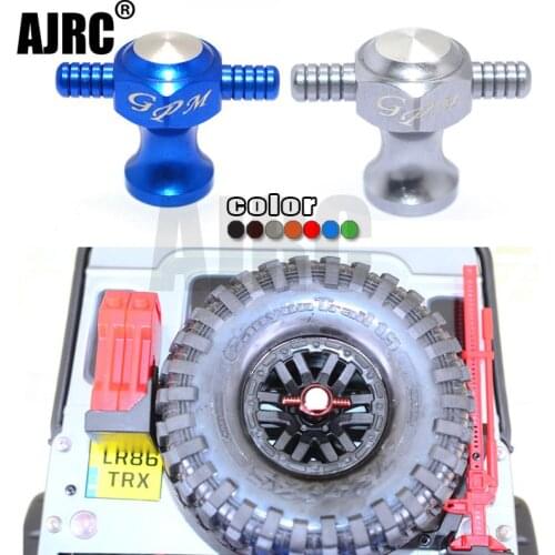 TRAXXAS TRX-4 Defender AXIAL SCX10 II Aluminum Spare Wheel Tyre Locking Tool Nut for 1/10 RC Crawler Car Accessories