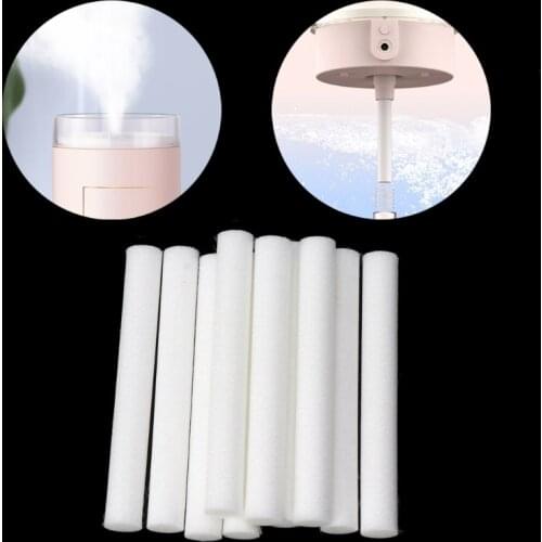 10Pcs 8mmx64mm Humidifiers Filters Cotton Swab for Humidifier Aroma Diffuser