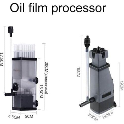 3W/5W Aquarium Oil Film Processor Surface Skimmer to film remove water Protein Skimmer pump for fish tank water Filter pump