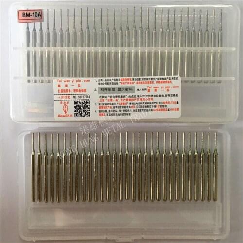 30pcs/set Diamond Grinding Burrs BM-10A mounted points Rotary Tool Engraving Etching Abrasive tool Dremel Accessories