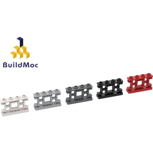 BuildMOC 32932 1 x 4 x 2 Decorative Asian lattice with 4 studs For Building Blocks Parts DIY Constru