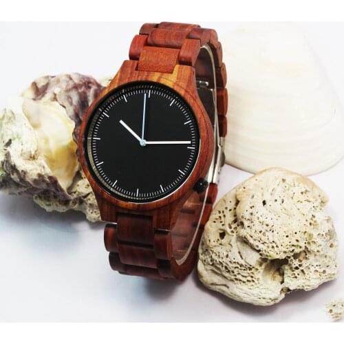 Fashion Quartz Sandal Wooden Watch Male & Female Wristwatches Top Brand Luxury Clock Round Dial Mans Watch Dropshipping