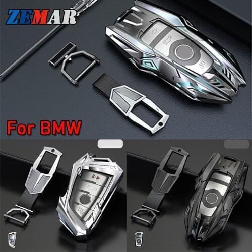Zinc Alloy Car Key Case Cover Shell Protector for BMW 1 3 4 5 6 7 Series F20 F21 F32 F33 F36 F12 F13 F06 F01 F02 G11 G20 G30 F31