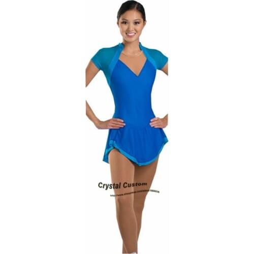 Custom Girls Figure Skating Dress New Brand Vogue Figure Skating Competition Dress Kids DR3253