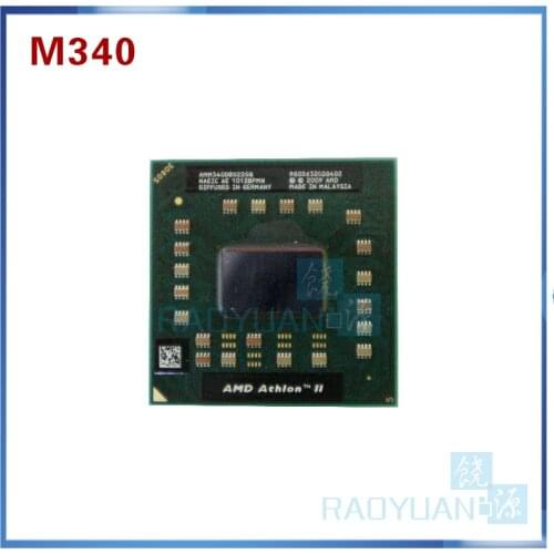 AMD Athlon II Dual-Core Mobile M340 AMM340DBO22GQ 2.2Ghz notebook CPU laptop processor Socket S1 (S1G3)