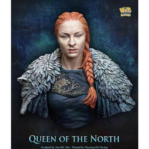 1/10 Queen of the North Resin Figure Bust GK Movie role Uncoated No colour