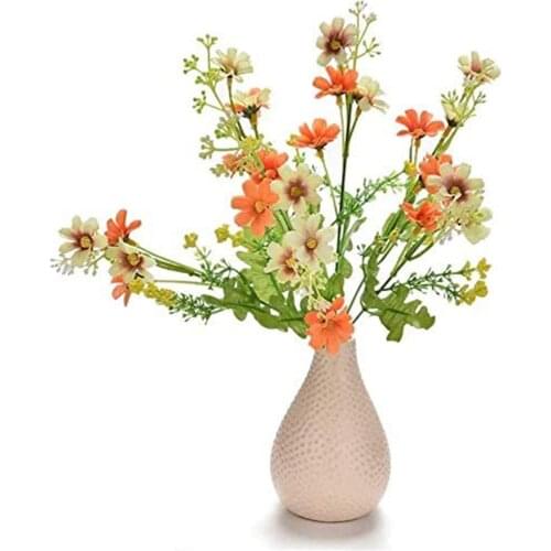 Artificial Flower Faux Silk Daisy Wildflowers Indoor Outside Garden Decor Home Decor Home Decoration Accessories 6pcs P1