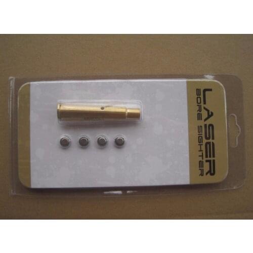 303 BR Cartridge Laser Bore Sighter .303 Laser Bore Sight Red Laser Brass With batteries free shipping