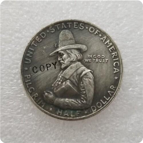 COPY REPLICA 1920 Pilgrim Commemorative Half Dollar COIN COPY
