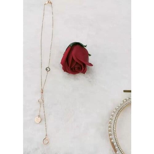 Korean fashion necklace steel